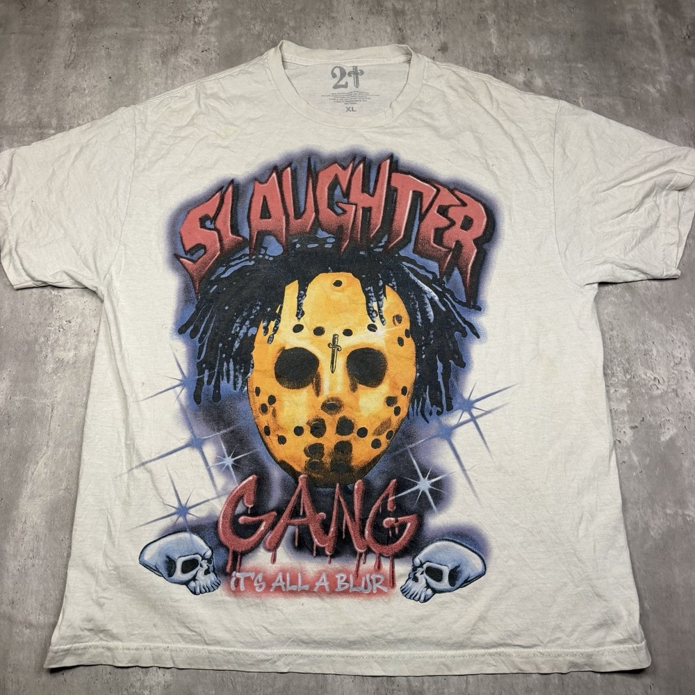 21 Savage Drake Slaughter Gang It's All A Blur Tour Merch T Shirt Size XL Rap
